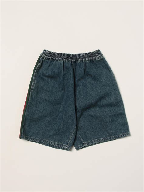 gucci boy shorts|gucci denim shorts.